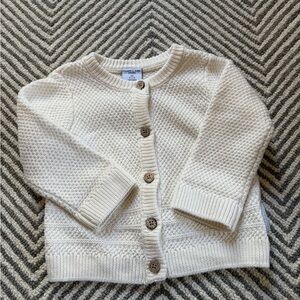 Polarn O Pyret Knitted Baby Cardigan - Organic Cotton